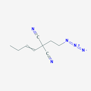 (2-Azidoethyl)(but-1-en-1-yl)propanedinitrile