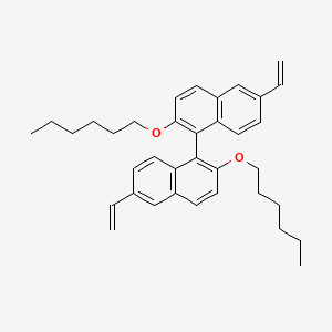 1,1'-Binaphthalene, 6,6'-diethenyl-2,2'-bis(hexyloxy)-