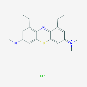 7-(Dimethylamino)-1,9-diethyl-N,N-dimethyl-3H-phenothiazin-3-iminium chloride