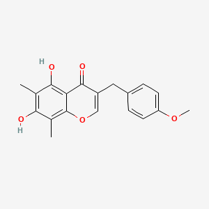 molecular formula C19H18O5 B1260356 Methylophiopogonone B CAS No. 74805-89-3