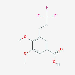 3,4-Dimethoxy-5-(3,3,3-trifluoropropyl)benzoic acid