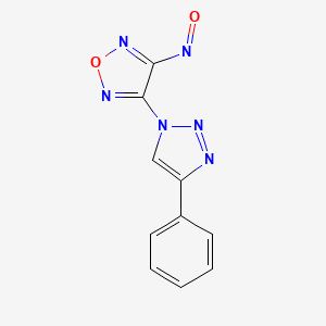 3-Nitroso-4-(4-phenyl-1H-1,2,3-triazol-1-yl)-1,2,5-oxadiazole