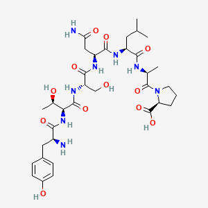 L-Tyrosyl-L-threonyl-L-seryl-L-asparaginyl-L-leucyl-L-alanyl-L-proline