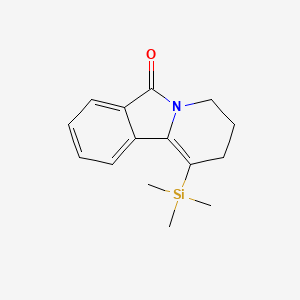 Pyrido[2,1-a]isoindol-6(2H)-one, 3,4-dihydro-1-(trimethylsilyl)-