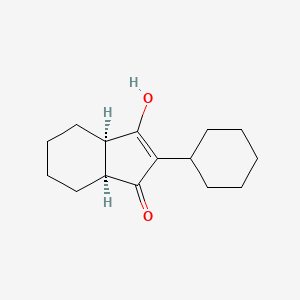 cis-2-Cyclohexyl-3-hydroxy-3a,4,5,6,7,7a-hexahydroinden-1-one