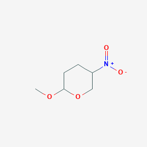 2-Methoxy-5-nitrooxane