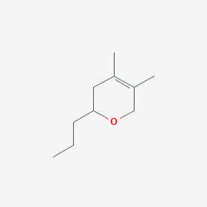 4,5-Dimethyl-2-propyl-3,6-dihydro-2h-pyran