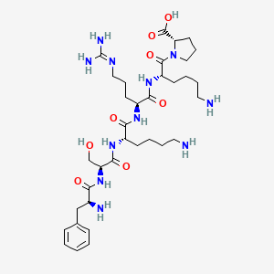 L-Phenylalanyl-L-seryl-L-lysyl-N~5~-(diaminomethylidene)-L-ornithyl-L-lysyl-L-proline