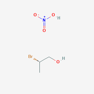 Nitric acid--(2S)-2-bromopropan-1-ol (1/1)