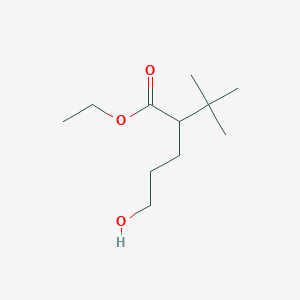 Ethyl 2-tert-butyl-5-hydroxypentanoate