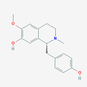 molecular formula C18H21NO3 B126037 (R)-N-Methylcoclaurine CAS No. 5096-70-8
