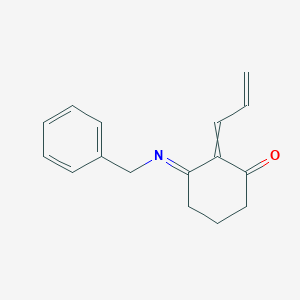 (3E)-3-(Benzylimino)-2-(prop-2-en-1-ylidene)cyclohexan-1-one