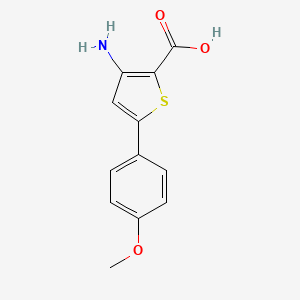 3-Amino-5-(4-methoxyphenyl)thiophene-2-carboxylic acid