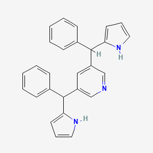 Pyridine, 3,5-bis(phenyl-1H-pyrrol-2-ylmethyl)-