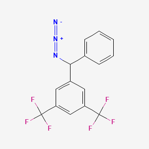 1-[Azido(phenyl)methyl]-3,5-bis(trifluoromethyl)benzene