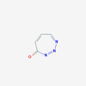 molecular formula C4H3N3O B1260405 Triazepinone 