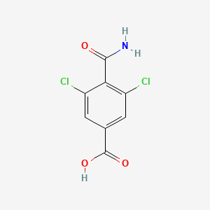 4-Carbamoyl-3,5-dichlorobenzoic acid