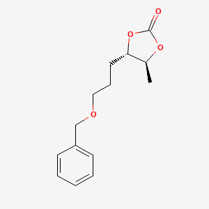 (4S,5S)-4-[3-(Benzyloxy)propyl]-5-methyl-1,3-dioxolan-2-one