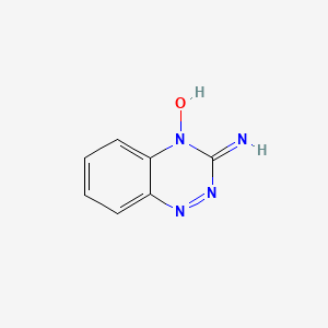 molecular formula C7H6N4O B1260421 3-Amino-1,2,4-benzotriazine 4-oxide 