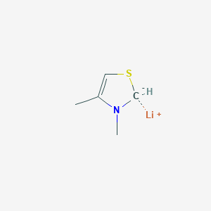 lithium;3,4-dimethyl-2H-1,3-thiazol-2-ide