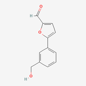 5-[3-(Hydroxymethyl)phenyl]furan-2-carbaldehyde