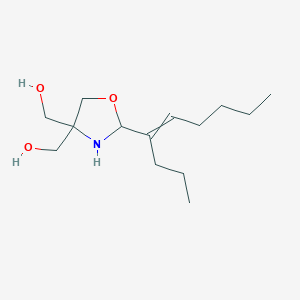 [2-(Non-4-en-4-yl)-1,3-oxazolidine-4,4-diyl]dimethanol