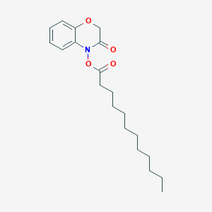 4-(Dodecanoyloxy)-2H-1,4-benzoxazin-3(4H)-one