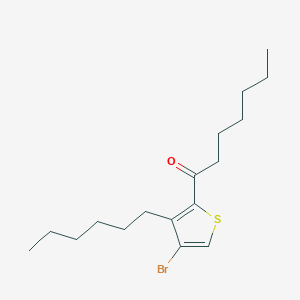 1-(4-Bromo-3-hexylthiophen-2-YL)heptan-1-one