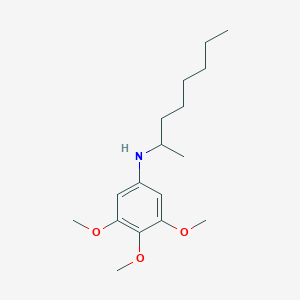 3,4,5-Trimethoxy-N-(octan-2-YL)aniline