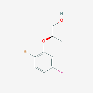 (2R)-2-(2-bromo-5-fluorophenoxy)propan-1-ol