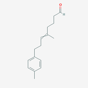 molecular formula C16H22O B12604351 5-Methyl-8-(4-methylphenyl)oct-5-enal CAS No. 917612-38-5