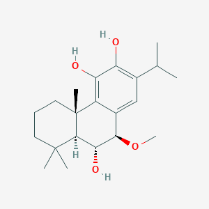 molecular formula C21H32O4 B1260438 Taxodistine A 