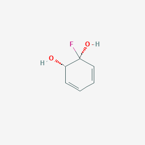 molecular formula C6H7FO2 B1260446 1-Fluorocyclohexadiene-cis,cis-1,2-diol 