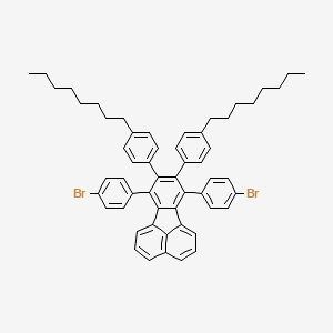 7,10-Bis(4-bromophenyl)-8,9-bis(4-octylphenyl)fluoranthene