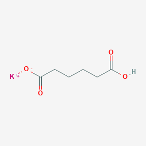 molecular formula C6H9KO4 B1260457 Adipic acid, potassium salt CAS No. 25666-61-9