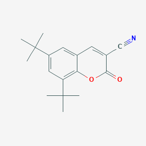 6,8-Di-tert-butyl-2-oxo-2H-1-benzopyran-3-carbonitrile