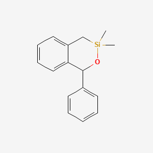 1H-2,3-Benzoxasilin, 3,4-dihydro-3,3-dimethyl-1-phenyl-