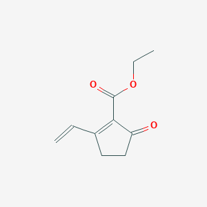 Ethyl 2-ethenyl-5-oxocyclopent-1-ene-1-carboxylate