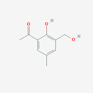 Ethanone, 1-[2-hydroxy-3-(hydroxymethyl)-5-methylphenyl]-