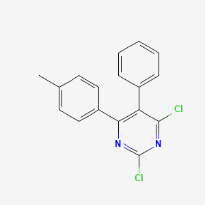 Pyrimidine, 2,4-dichloro-6-(4-methylphenyl)-5-phenyl-