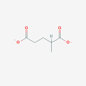 molecular formula C6H8O4-2 B1260467 2-Methylpentanedioate 