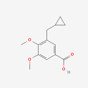 3-(Cyclopropylmethyl)-4,5-dimethoxybenzoic acid