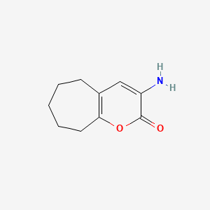 3-amino-6,7,8,9-tetrahydrocyclohepta[b]pyran-2(5H)-one