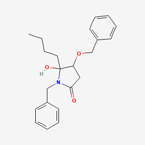 1-Benzyl-4-(benzyloxy)-5-butyl-5-hydroxypyrrolidin-2-one