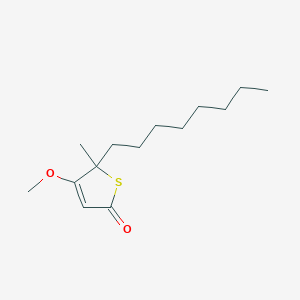 2(5H)-Thiophenone, 4-methoxy-5-methyl-5-octyl-