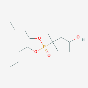 Dibutyl (4-hydroxy-2-methylpentan-2-yl)phosphonate