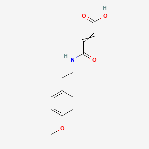 molecular formula C13H15NO4 B12604830 2-Butenoic acid, 4-[[2-(4-methoxyphenyl)ethyl]amino]-4-oxo-, (2Z)- CAS No. 646509-02-6