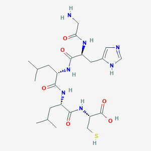 Glycyl-L-histidyl-L-leucyl-L-leucyl-L-cysteine