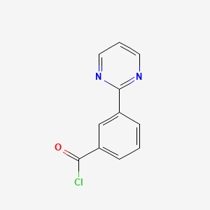 3-Pyrimidin-2-ylbenzoyl chloride