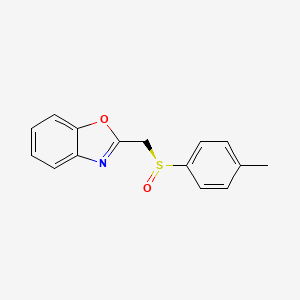 2-{[(S)-4-Methylbenzene-1-sulfinyl]methyl}-1,3-benzoxazole